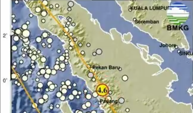 Gempa Guncang Sumbar Sabtu Malam, Warga Panik Berhamburan Keluar Rumah