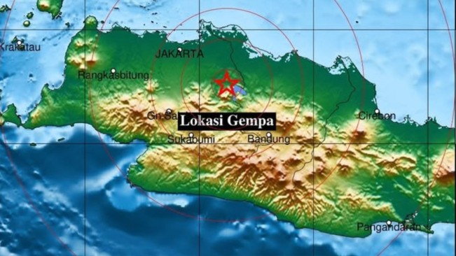 Gempa Hari Ini: Bekasi Alami Guncangan Tiga Kali
