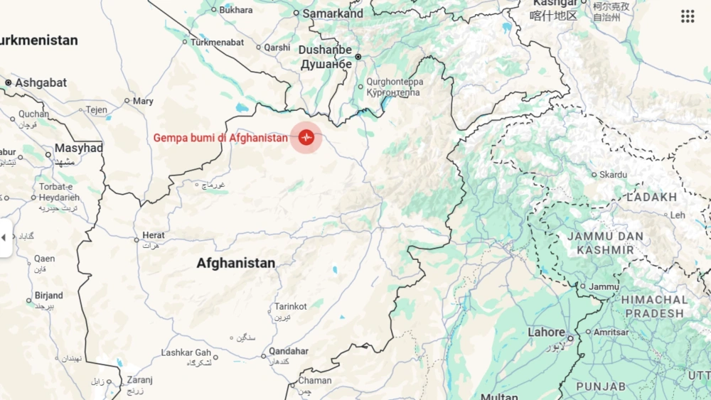 Gempa Besar 6,3 Magnitudo Guncang Afghanistan Utara saat Tengah Malam