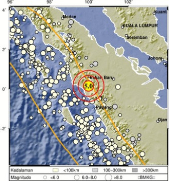Gempa Bumi Magnitudo 5,1 Guncang NTB