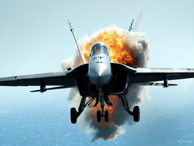 Houthi Klaim Tembak Jatuh Jet Tempur F-18 AS saat Serang Kapal Induk