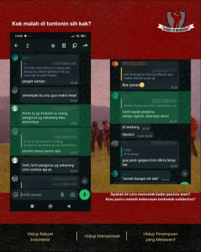 Percakapan (X)