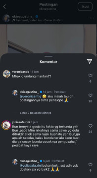Jawaban Okie Agustina Soal Sosok Calon Istri Gunawan Dwi Cahyo (instagram/@okieagustina_)