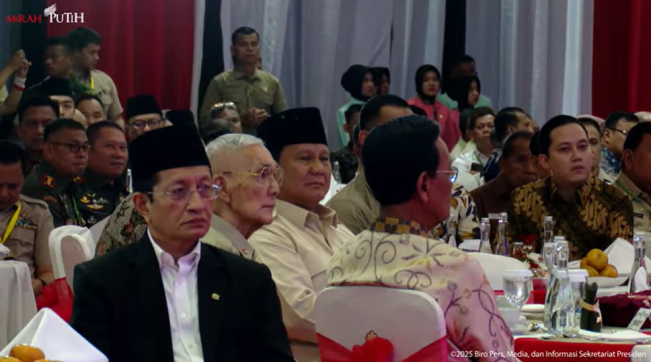 Halal Bihalal Purnawirawan TNI AD, Prabowo Duduk Satu Meja dengan Try Sutrisno