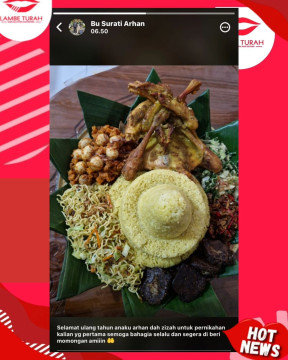 Azizah Salsha Diisukan Selingkuh, Tumpeng Ibu Pratama Arhan Berasa Hambar