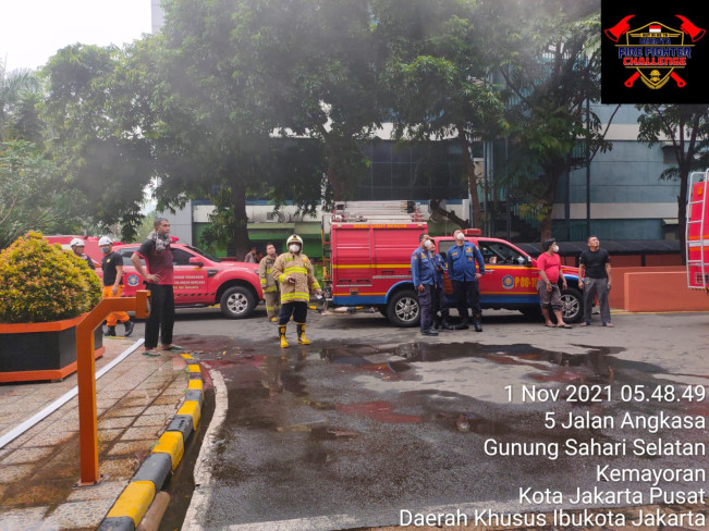 Gedung Basarnas Terbakar