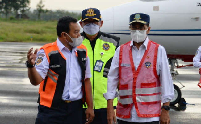 Menhub Tinjau Kesiapan Bandara Ngloram Blora