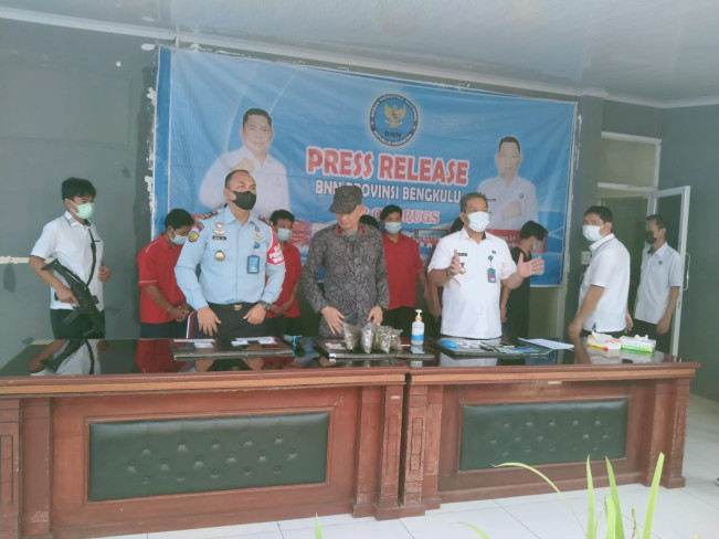 Penyelundupan Narkoba ke Lapas Bengkulu Digagalkan Petugas