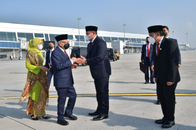 Penuhi Undangan Raja Arab Saudi, Wapres Ma'ruf Amin Bertolak ke Mekkah
