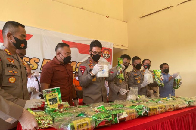Penyelundup 47 Kilogram Sabu Dibekuk Aparat Kepolisian