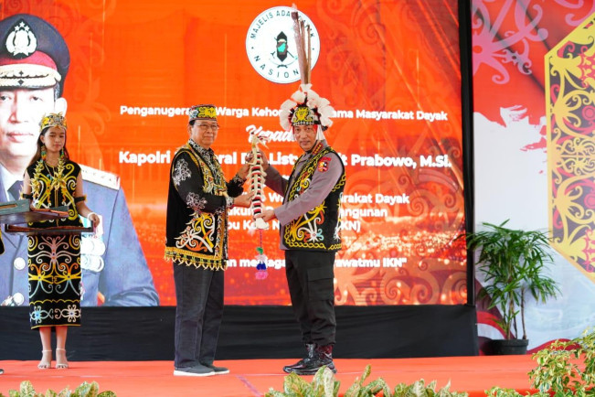 Polri dan Majelis Adat Dayak Kawal Pembangunan IKN