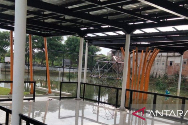 Taman Maju Bersama Cakung Banjir Akibat Hujan Deras