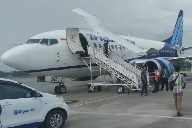 KKB Berulah Lagi, Tembak Pesawat Trigana Air di Bandara Dekai
