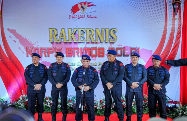 Kapolri Minta Brimob Amankan Agenda Nasional dan Internasional