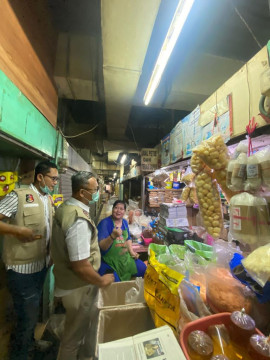 Jelang Lebaran, Satgas Pangan Cek Harga Sembako di Pasar dan Telur Naik Signifikan