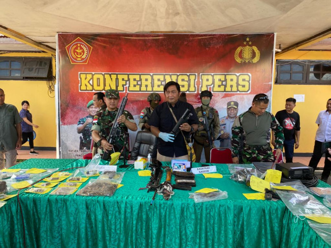 Operasi Damai Cartenz Sita 13 Pucuk Senpi dari KKB