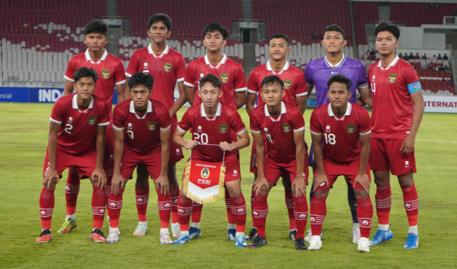Laga Uji Coba: Garuda Muda Bermain Baik Walau Tak Pimpin Gol