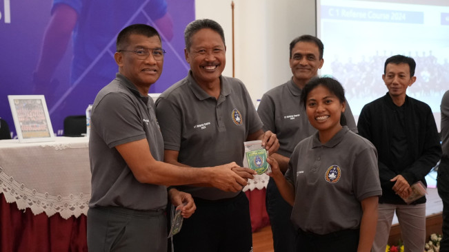 Kursus dan Seleksi Wasit C1 Gelombang 1 PSSI Sukses