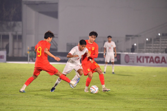Laga Uji Coba, Tim U-20 Indonesia Tahan Imbang Cina
