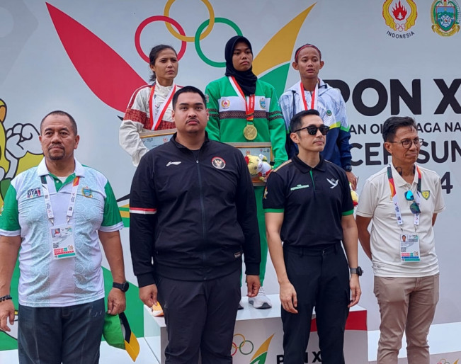 Atlet Lari PON Sumut Nella Agustin Pecahkan 4 Rekor dan Sabet 2 Medali Emas
