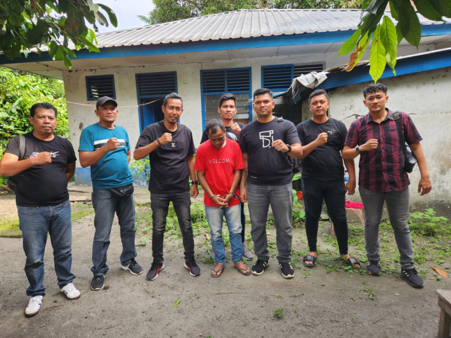 Polrestabes Medan Gerebek Narkoba di Kampung Badur, 4 Orang Ditangkap