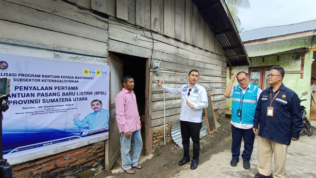562 Masyarakat Kurang Mampu di Deli Serdang Dapat Bantuan Pemasangan Listrik Gratis
