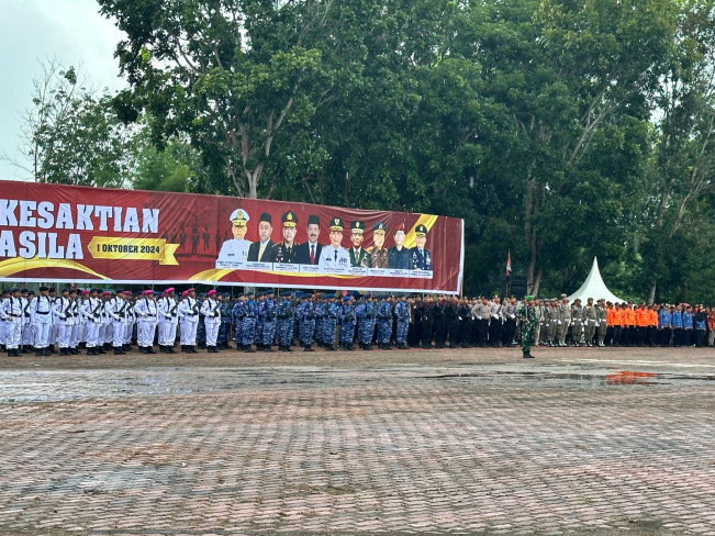 Upacara Hari Kesaktian Pancasila di Tugu Sujono, Dansat Brimob: Momen Penting Menjaga Ideologi Pancasila