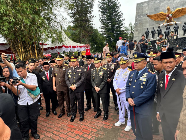 Upacara Hari Kesaktian Pancasila di Tugu Sujono, Dansat Brimob: Momen Penting Menjaga Ideologi Pancasila