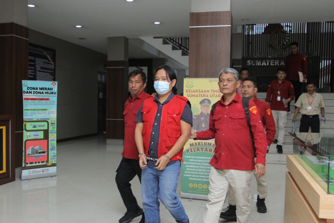 Kejati Sumut Tahan Tersangka Baru Dalam Kasus Dugaan Korupsi Pengembangan Railink Station Kualanamu