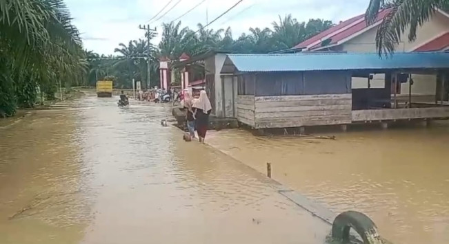 Banjir Rendam 4 Desa dan Lahan Pertanian di Asahan