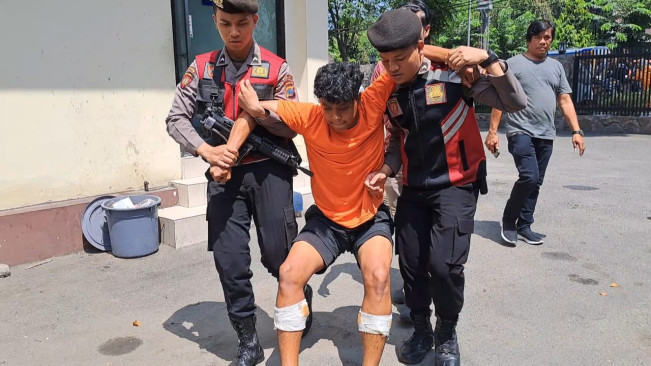 2 Pelaku Begal di Sunggal Deli Serdang Terpincang-pincang Ditembak Polisi
