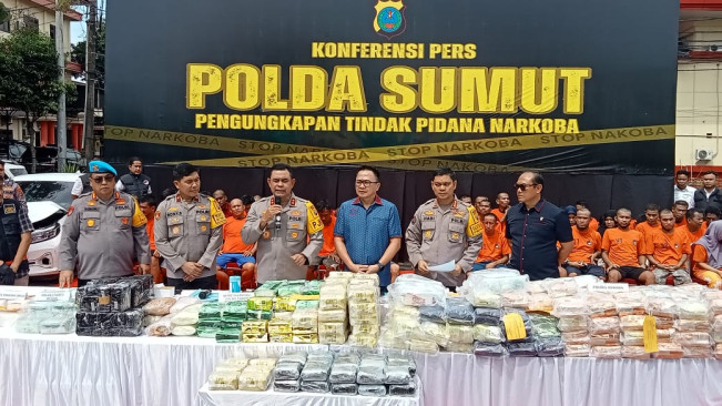 Polda Sumut Sikat 838 Pelaku Narkoba, Irjen Whisnu Tegaskan Tembak Bandar Narkoba yang Melawan