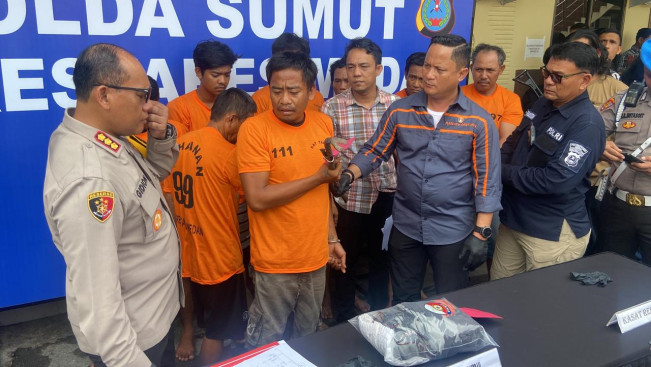 Polisi Ringkus 9 Gembong Curanmor di Medan, 3 Dihadiahi Timah Panas