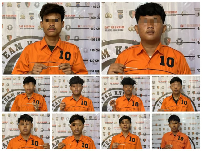 Konvoi Bawa Sajam, 10 Anggota Geng Motor di Medan Digulung Polisi