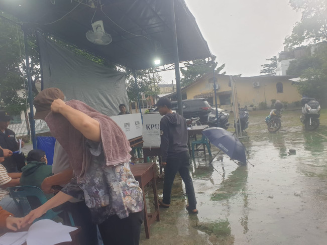 Hari Pencoblosan Pilkada 2024 Medan Dikepung Banjir