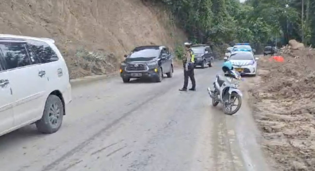 Jalur Medan-Berastagi Sudah Dibuka untuk Umum, Polisi Imbau Masyarakat Tetap Waspada