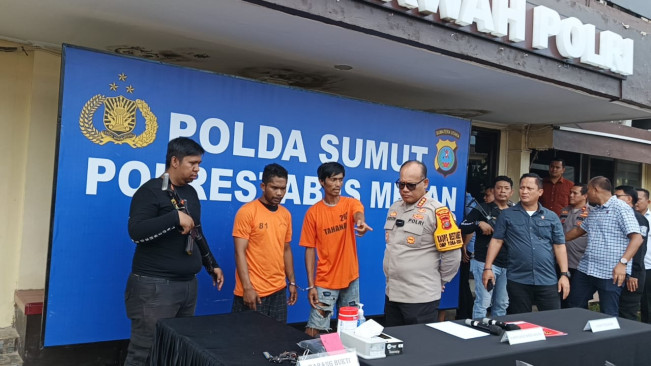 Jelang Natal & Tahun Baru, Komplotan Maling Motor di Medan-Deli Serdang Ditangkap