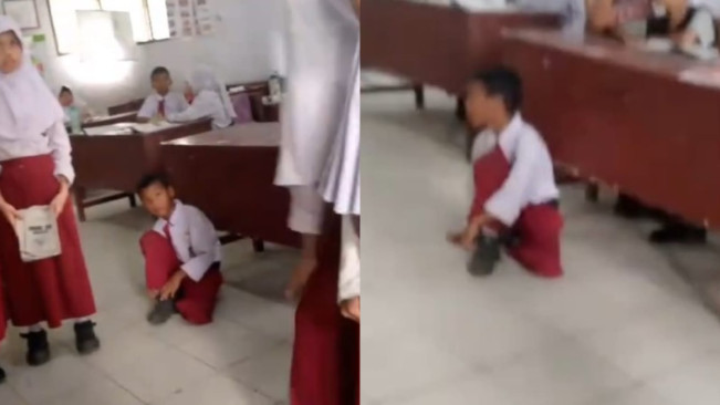 Fakta-fakta Siswa SD di Medan Belajar di Lantai, Oknum Guru Sudah Dibebastugaskan Mengajar