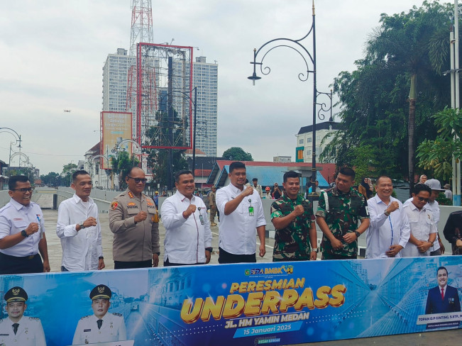 Underpass HM Yamin Medan Diresmikan, Bobby Nasution: Sudah Bisa Digunakan