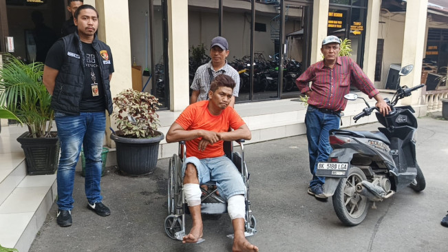 Jambret Rampas Tas Wanita di Medan Lumpuh Ditembak, Uang Kejahatan untuk Narkoba