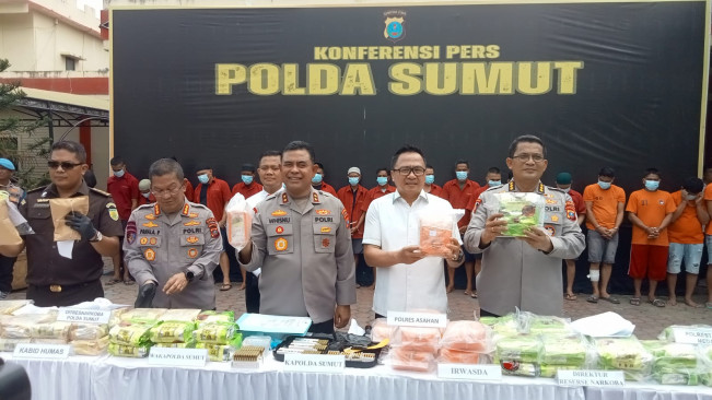 Januari-Februari 2025, Polda Sumut Gagalkan Peredaran 97 Kg Sabu dan 2.180 Butir Ekstasi