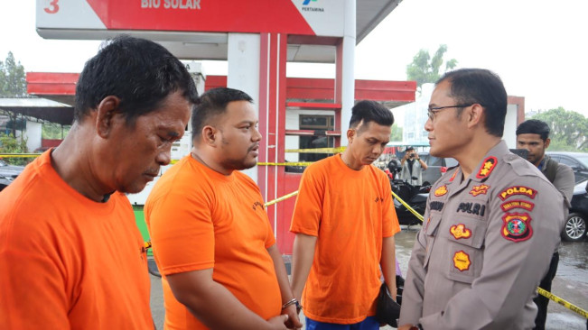 Polrestabes Medan Bongkar Kasus Penyalahgunaan Niaga BBM Bersubsidi Jenis Pertalite
