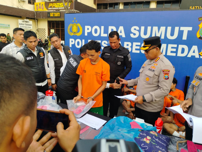 Salah satu pelaku diwawancarai. [FT News/Reza Syahputra]