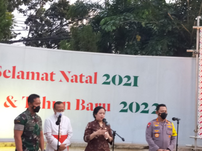 Monitor Pelaksanaan Misa Natal, Kapolri Bersama Panglima TNI Kunjungi Gereja Katedral