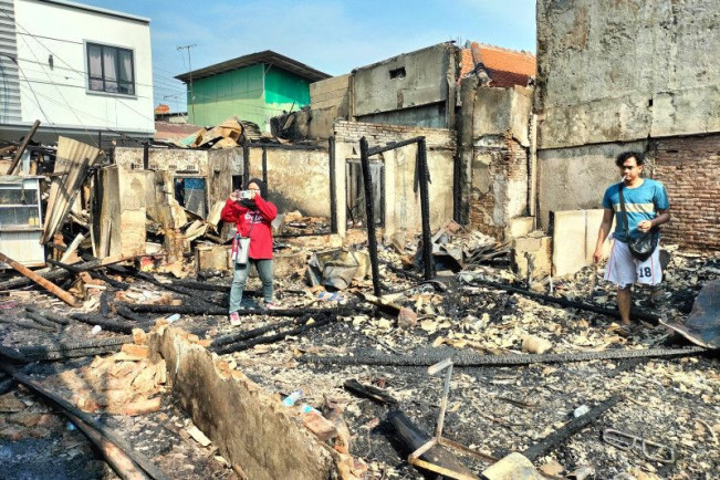 Kebakaran di Taman Sari Diduga Akibat Warga Bakar Sampah