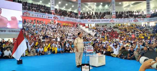 Gempita Hadiri Kampanye Prabowo di Sumut, Siap Menangkan Prabowo-Gibran Satu Putaran