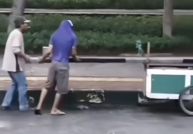 Viral Pencurian Besi Pembatas Jalan di Koja, Ini Faktanya
