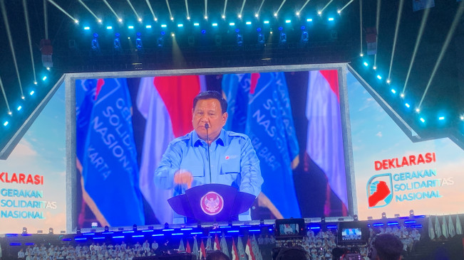 Prabowo Singgung Partai Politik Yang Pernah Pergi Lalu Kembali