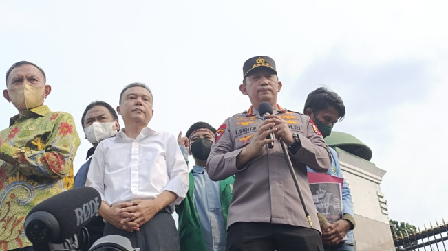Pimpinan DPR dan Kapolri Temui Massa Aksi