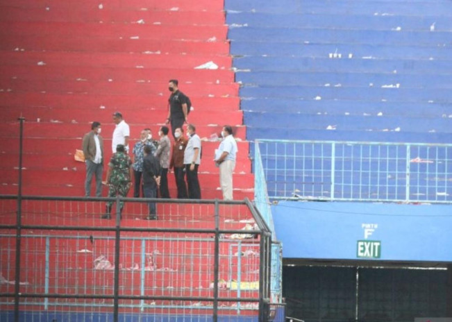 TGIPF Tinjau Langsung Stadion Kanjuruhan, dan Minta Keterangan Brimob dan TNI